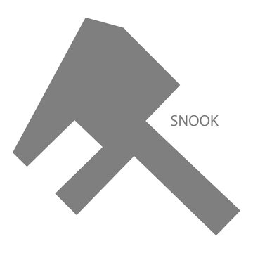 Snook City Map, Texas, USA