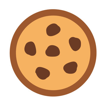 Chocolate chip cookie icon