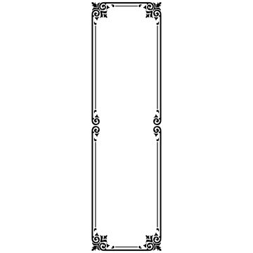 Luxury frames set elegant vintage banners with corner ornaments and typographic borders