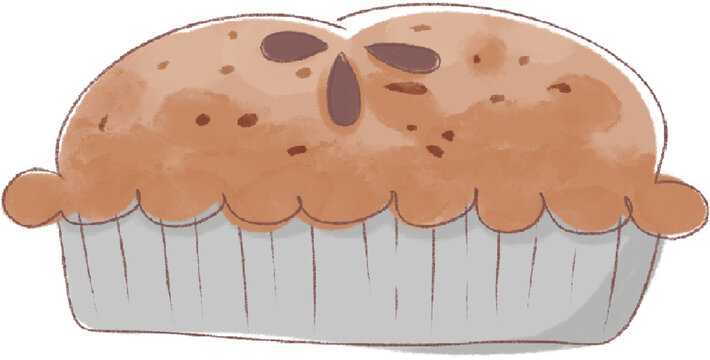Delicious baked apple pie icon illustration isolated on transparent background