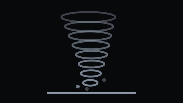 Tornado spinning - Nature, Weather and Earth Science Natural Phenomena and Ecosystem Motion