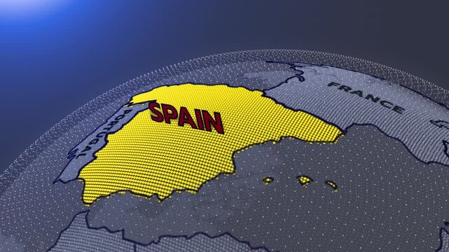 a world map of Spain, Europe map, spanish, european countries, spain map,