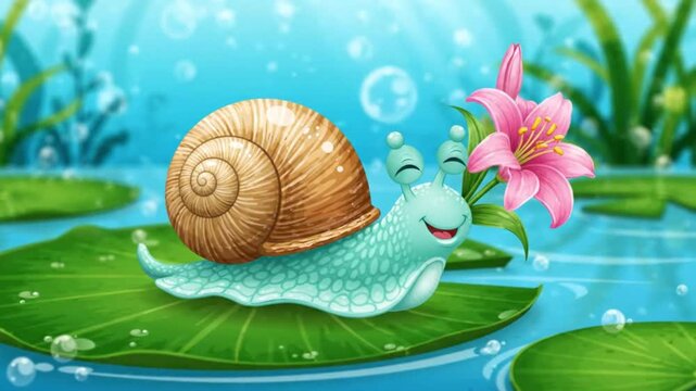 snail on leaf