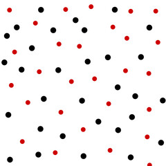 Random dots texture. small polka dot seamless pattern background. Suitable for children’s textiles, nursery decor, baby products, gift wrapping, wallpapers, stationery, and modern branding.  © Linda