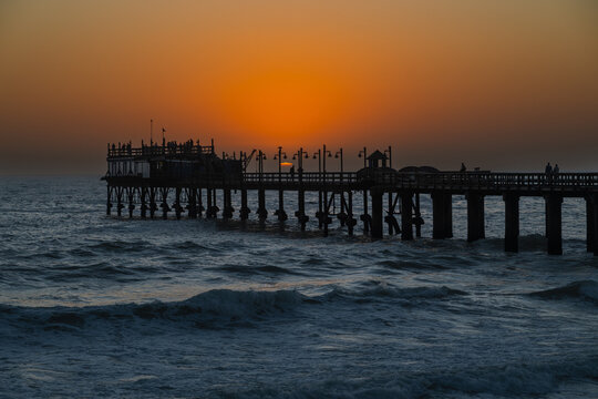Swakopmund Pier Sunset