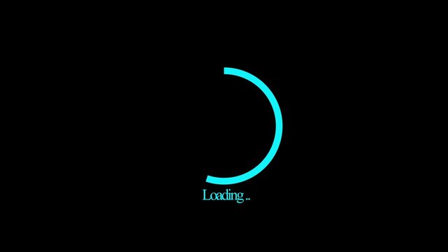Circular retry refresh loop with rotating progress motion. Reload cycle animation for error recovery and repeat action.