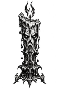 candle mascot design