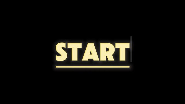 START" The beginning of a new journey or project, signaling the initiation of an activity or endeavor that promises growth and success