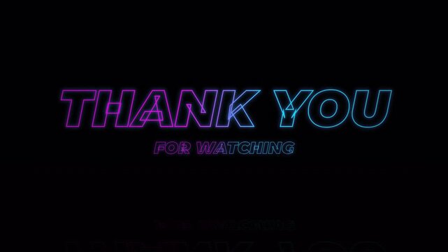 Cinematic Neon Presentation Outro With Ambient Particles And Reflective Surface alpha chanel in 4k video