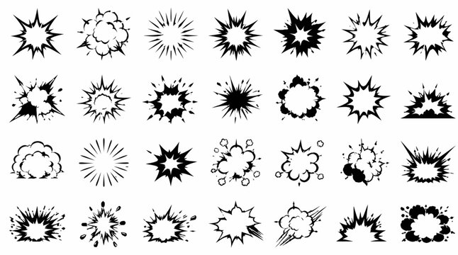 Dynamic Explosion Effect Vector Set