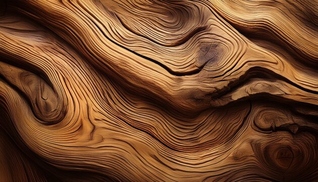 Burled Wood Weathered Tree Grain Background