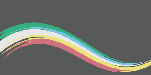Obraz premium Disability pride flag. Color stripes representing a form of impairment