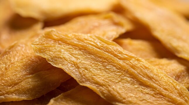 Close up view of dry crispy potato chips with golden salt texture in a warm natural kitchen lighting