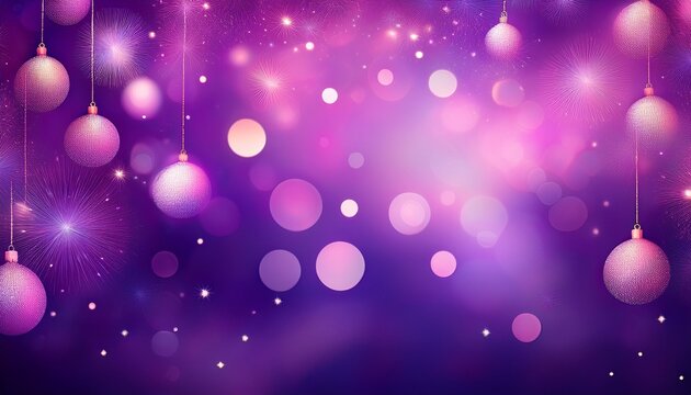 Anniversary Christmas Background Light Year Bokeh Lilac Birthday Gradient Texture Holiday New Bokeh Violet Purple February Pink Glistering Purple Festive Background Lilac Christmas Gradient