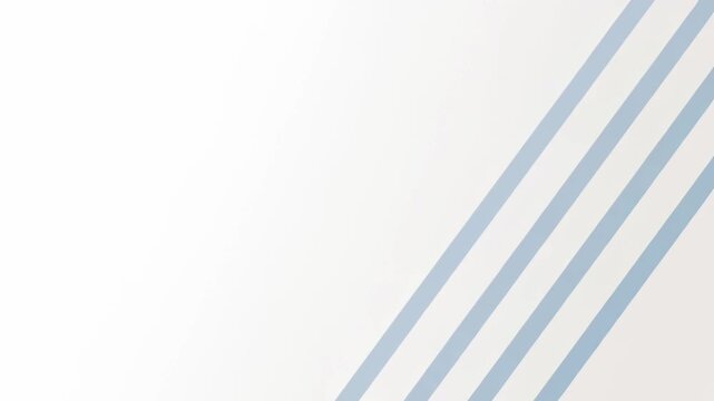 Minimalist white abstract background with subtle diagonal light blue stripes for modern presentation design
