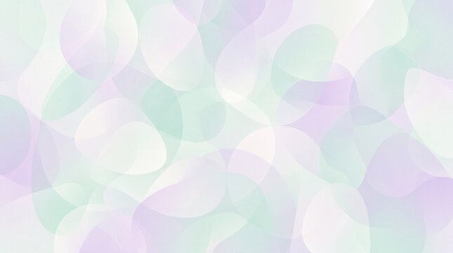 Pastel Abstract Background with Soft Organic Shapes