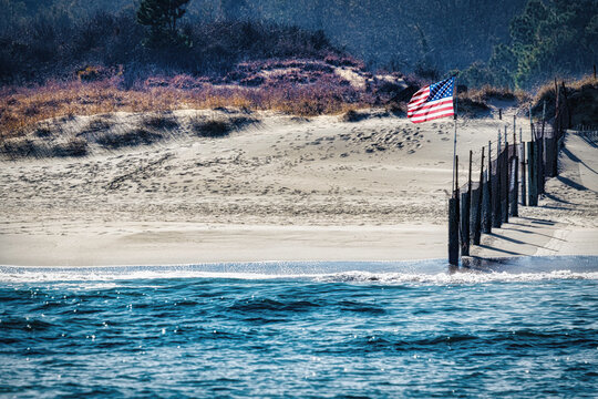 Coastal Fence Patriotism