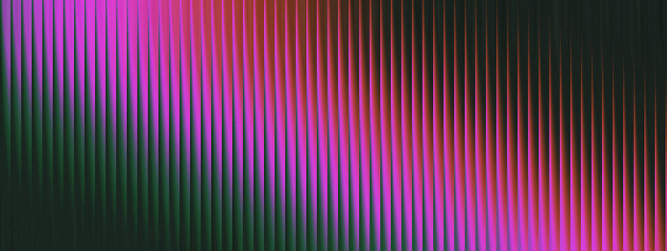 Vertical stripes with glowing purple and red light gradients on a dark textured background
