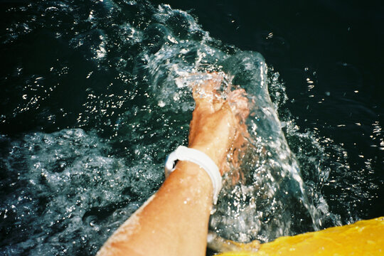 Hand Splashing Water