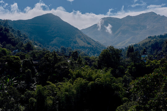 Hills and mountains in Peru