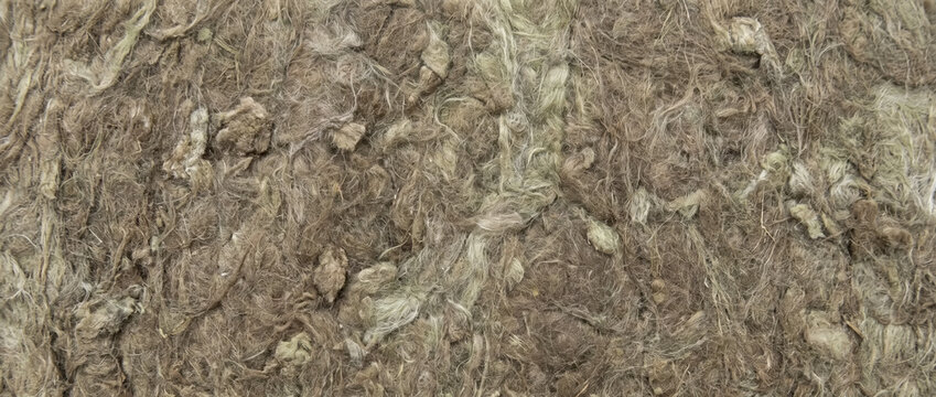 Rockwool insulation mineral fiber texture. Thermal acoustic insulation background