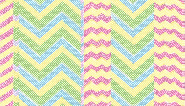 pastel chevron zigzag seamless pattern background perfect for website background social media graphics print material textile design invitation