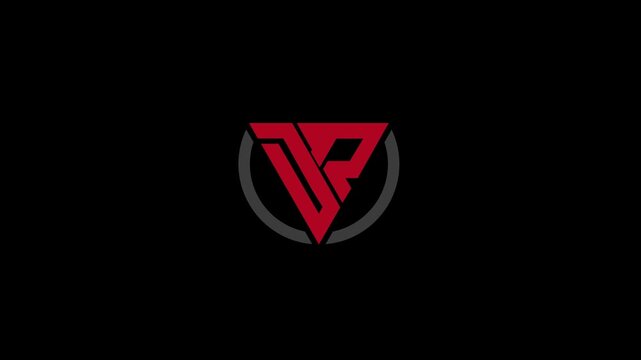 DR Monogram Logo Reveal Animation for Corporate Branding, Business Identity, youtube, and Modern Brand Intro