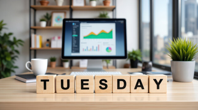 Tuesday brings a fresh day for weekly tasks and appointments with a focus on staying motivated and keeping daily routines on track from the morning through the afternoon