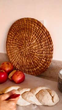 Celebrating Rosh Hashana with apples and honey