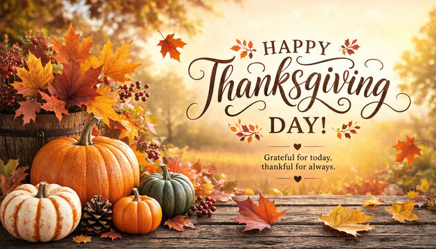 Thanksgiving Social Media Post Template Design