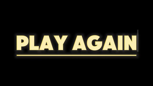 Play Again - A Motivational Call to Action Inspiring Persistence and Repeated Attempts in Games and Life Challenges