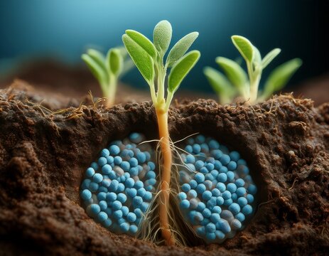 legume root nodules with nitrogen fixing bacteria close up plant root symbiosis agricultural soil microbiology rhizobium bacteria colonies on healthy crop roots sustainable farming biological nit