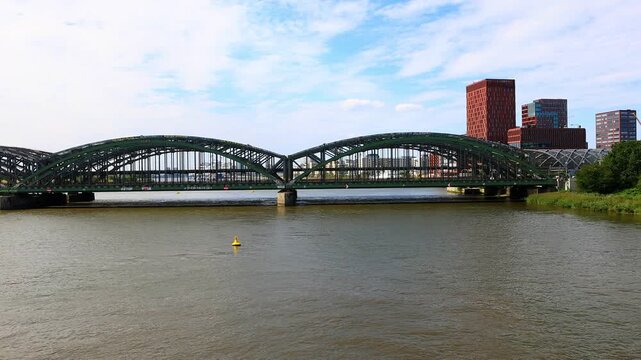 the elb bridges of hamburg germany 4k video