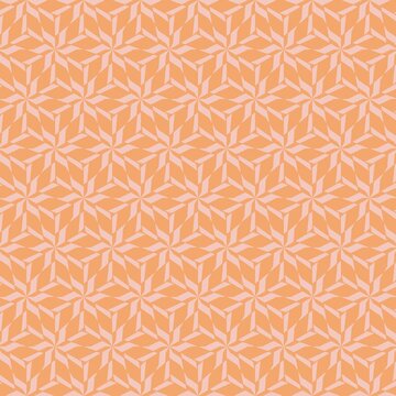 Stylized 3D Cubes Pattern with Subtle Hues