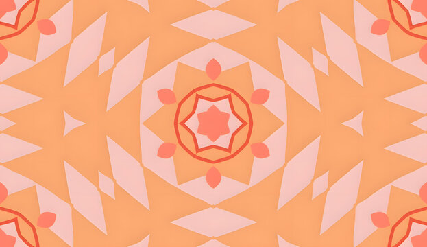 Vibrant Geometric Shapes in an Elegant Pattern Design