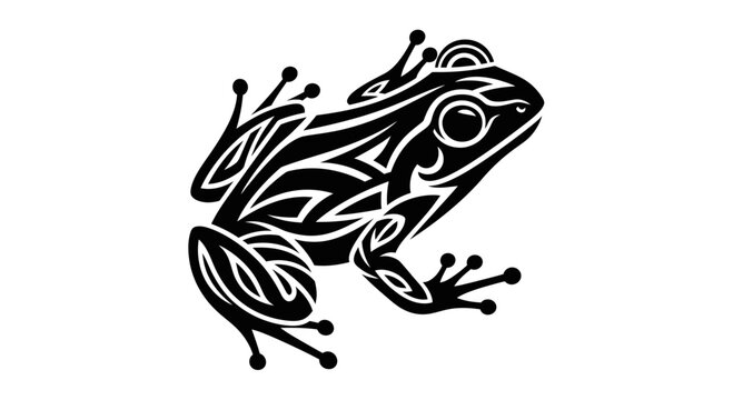 Detailed illustration of a frog.