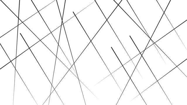 Abstract Random Line Background with Flowing Strokes, Irregular Linear Patterns, Minimal Shapes and Contemporary Graphic Style.