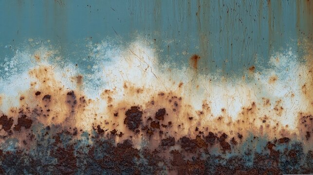 Rough metal texture with scratches and stains, abstract backdrop.