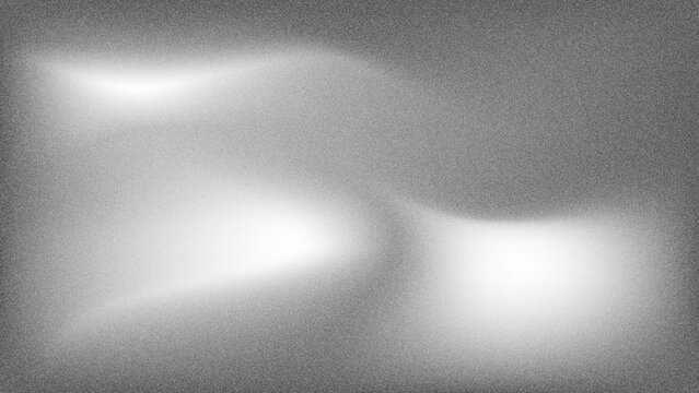Minimalist white grainy gradient texture with soft organic shapes offers clean elegant backdrop for high end brand presentations.