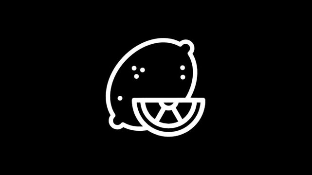Animated cartoon lemon character with a slice of citrus fruit