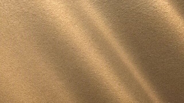 Brown Packing Paper Waves Moving in a Seamless Looped Pattern with Natural Wrinkled Texture and Practical Material Character for Premium Background Design