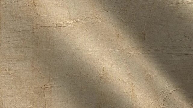 Papyrus Waves Flowing in a Seamless Looped Motion with Natural Fibrous Texture and Ancient Material Character for Premium Historical Creative Background Design