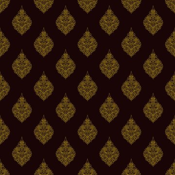 seamless damask pattern