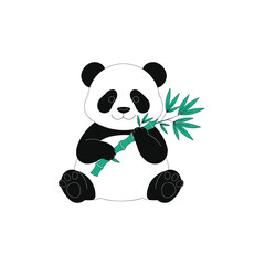 panda and bamboo © LAKHY AKTER