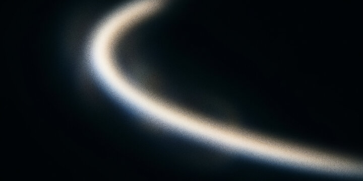 Cinematic lens flare on black background, ethereal light leak with soft glow, abstract optical streak for overlay, atmospheric anamorphic lighting
