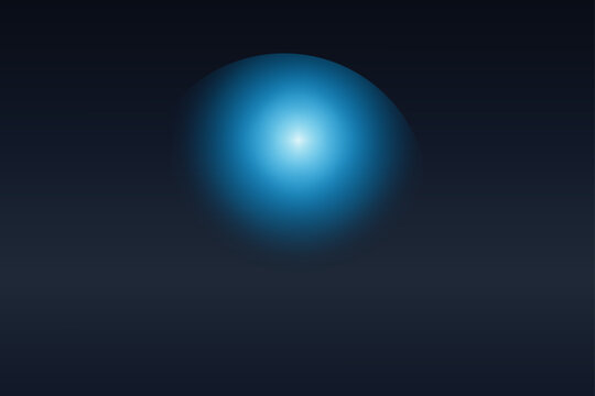 Abstract Glowing Spheres and Light Orbs on Dark Background, Futuristic Abstract Technology and Energy Back
