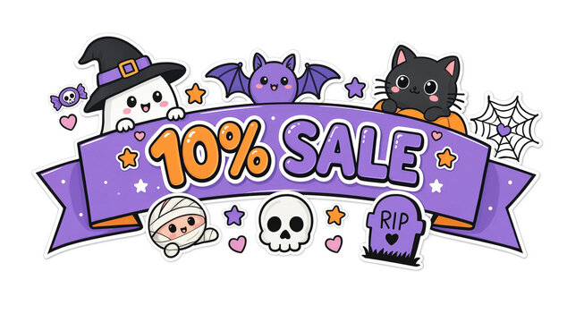 Halloween Ribbon 10 percent sale