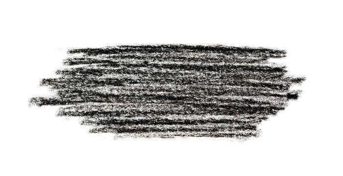 Hatch pencil line texture set, crayon scribble stroke pattern