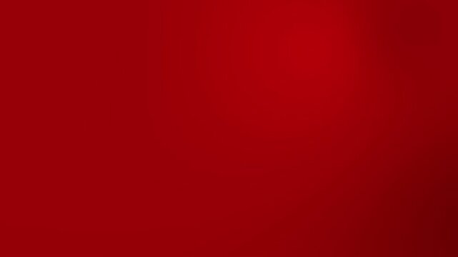 Abstract blurred red gradient background video. Smooth bright crimson and scarlet color blend. Soft fade and glow effect. Minimal modern backdrop for motion graphics, presentations, or creative design