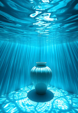 &ldquo;Shadows, Water, and Ceramics Blend in Luminous Harmony&rdquo;